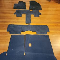 OEM carpeted Toyota Highlander Floor Mats-ALL ROWS