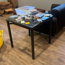 Glass Top Table
