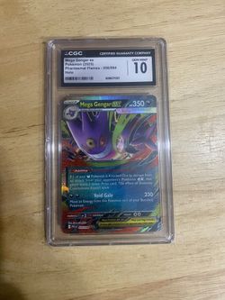 CGC Gem Mint 10 Mega Gengar Ex Pokemon!!