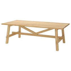 IKEA MÖCKELBY Table,white oak farmhouse style large dining table L92”xW39”*H30”(address in description  👇delivery 🚚 available within 15 miles with e
