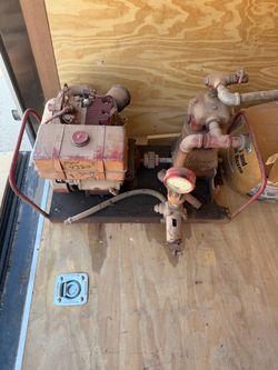 Vintage John Bean Sprayer Pump w/ Wisconsin Gas Engine – Heavy Duty