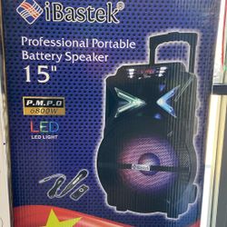 Bluetooth Speaker 15 Inch Rechargeable 