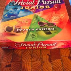 Game - Trivial Pursuit Junior, Hasbro, Like New