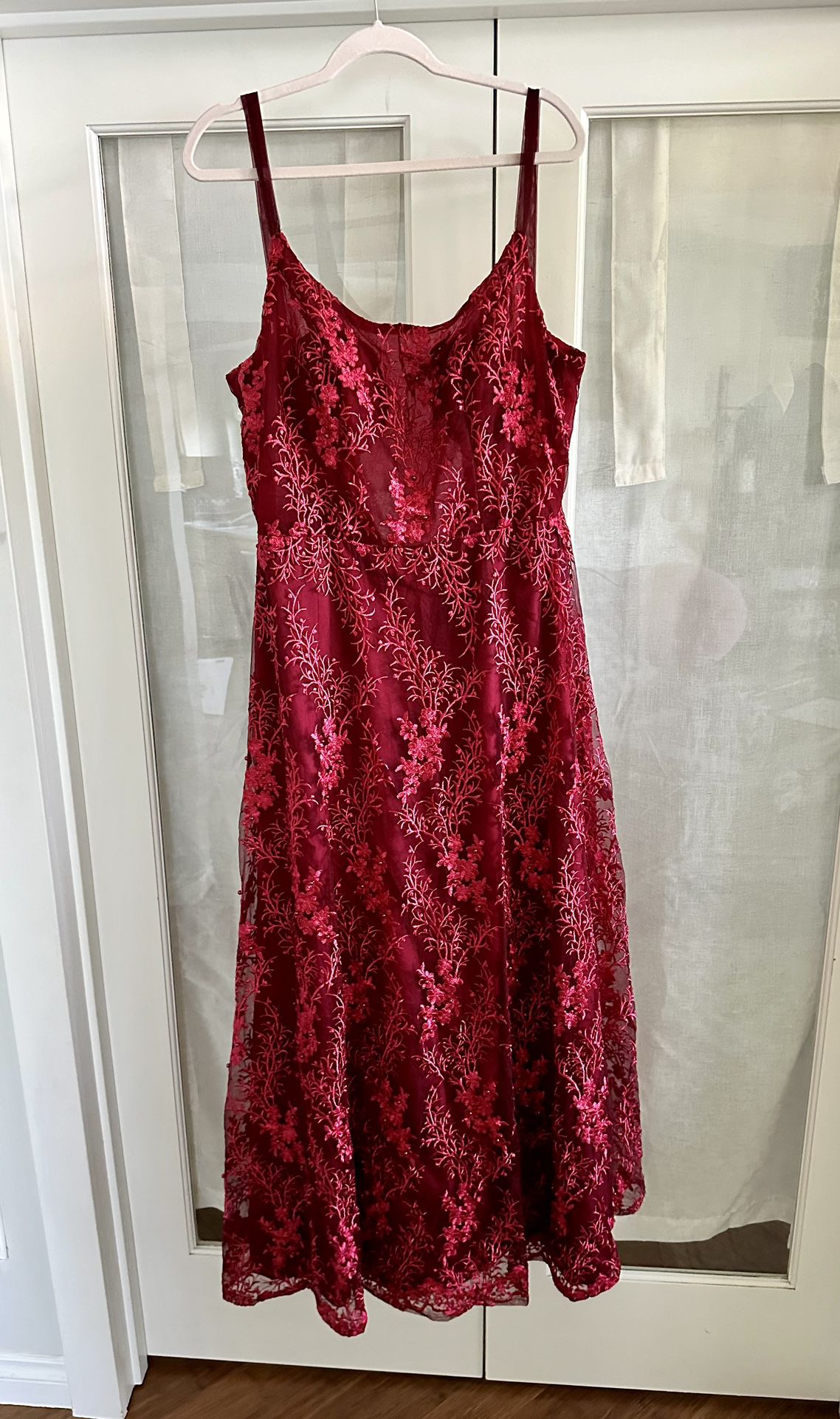 Red Wine Formal Dress 