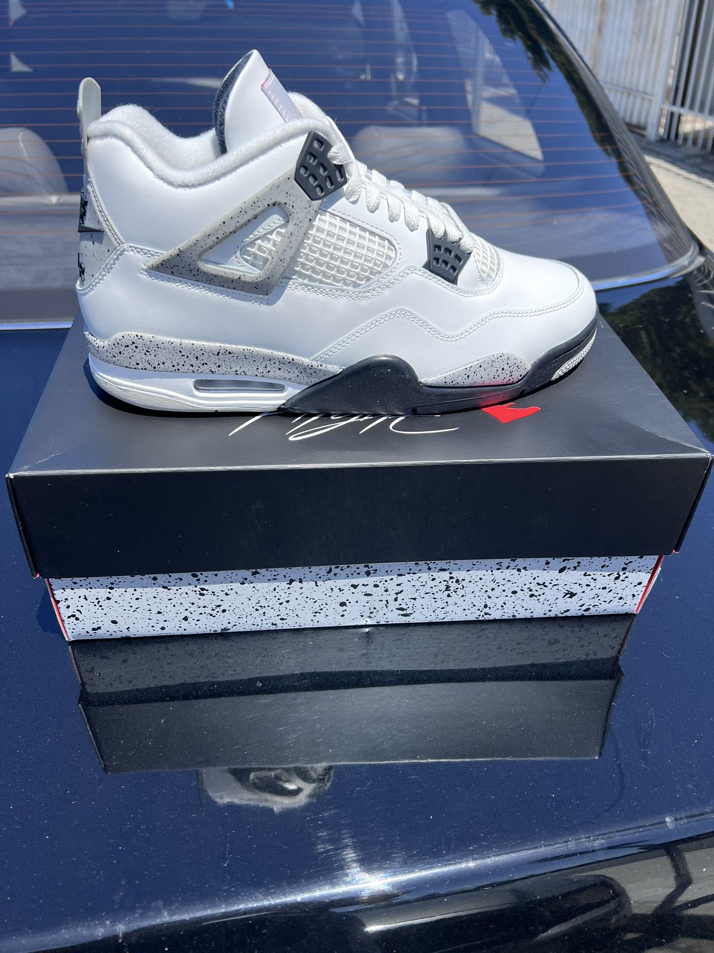 Air Jordan 4 Retro “ White Cement “ Size 11