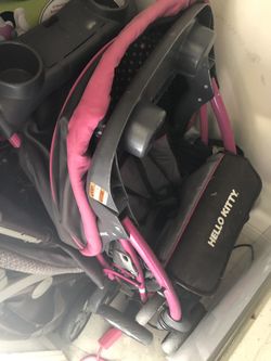 Hello kitty stroller