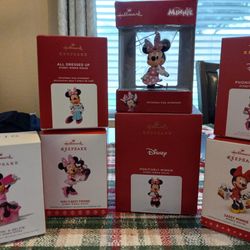 Hallmark Keepsake Disney Minnie Mouse Ornaments $20 For The Lot