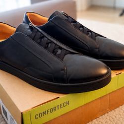 Brand New Comfortech Monopoli Elastic Men’s Shoes – Black, Size 12 ($80)