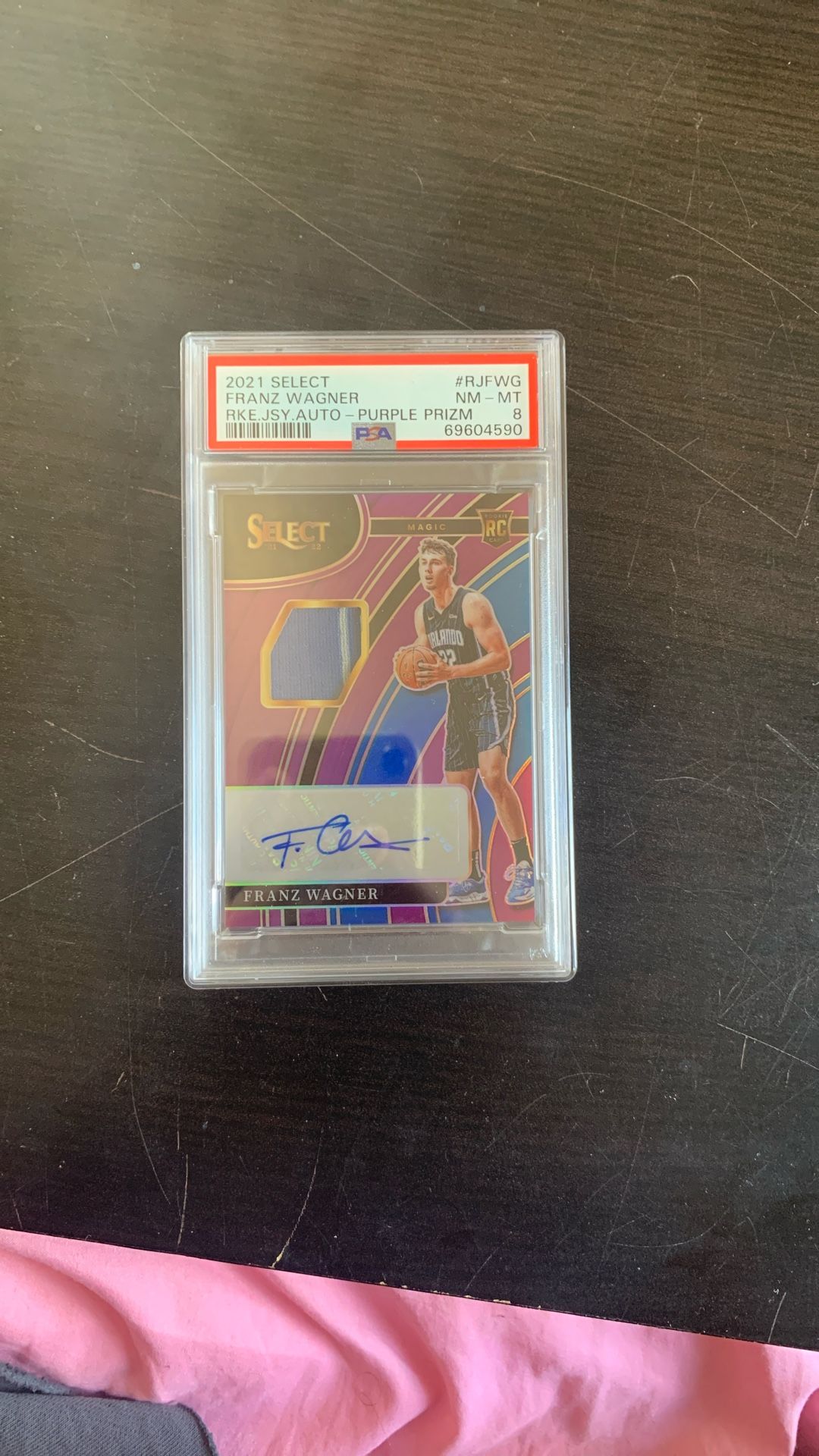 Franz Wagner NBA Autographed Trading Card