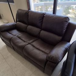 Leather Sofa 