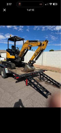 Mini excavator + Trailer