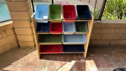 Tubed storage toy box chest