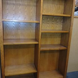 Whalen Solid Double Bookshelf 