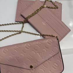 LOUIS VUITTON Pochette Félicie PINK AUTHENTIC 