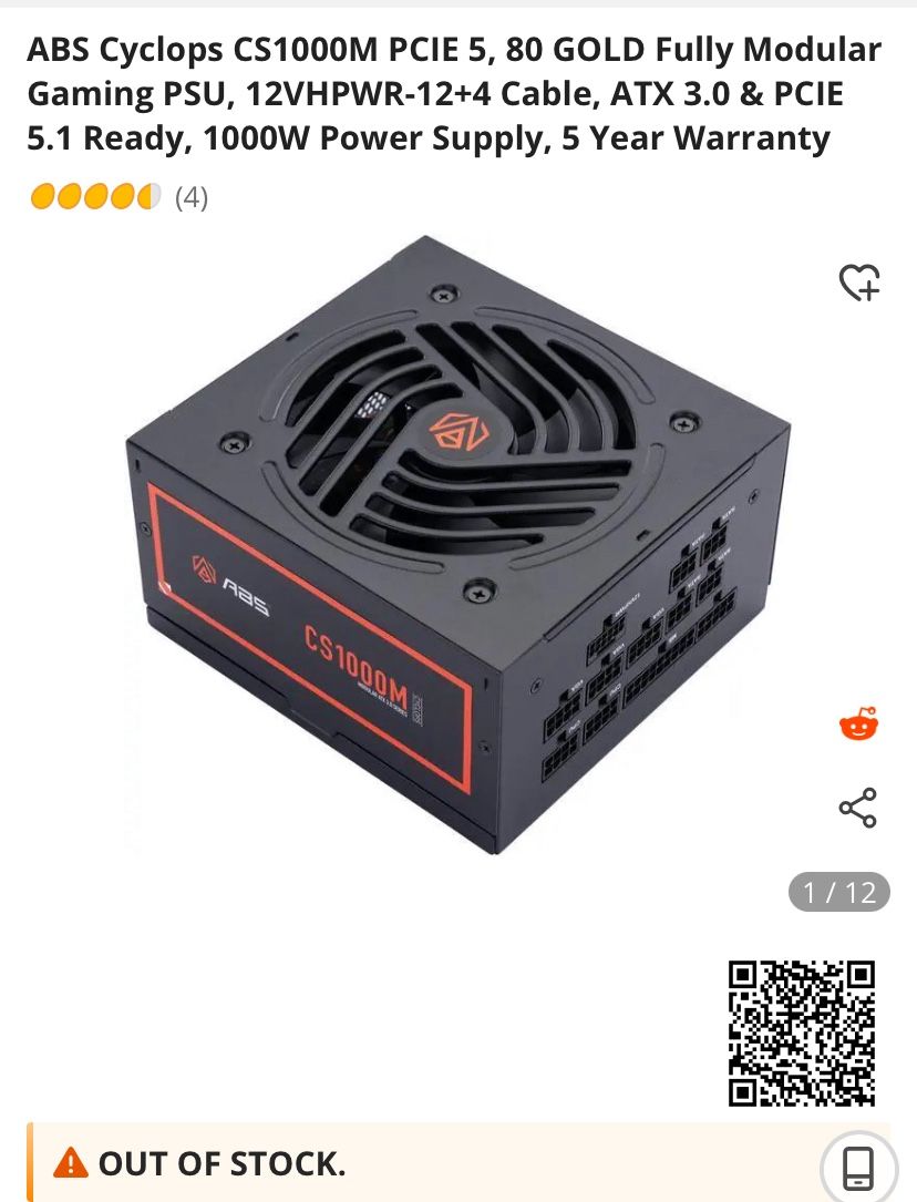 1000w Fully Modular Psu 