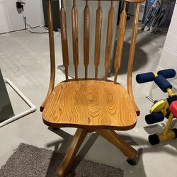 Wood desk Chair
