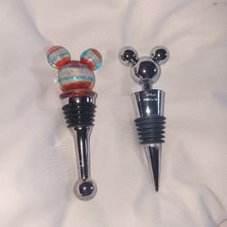 2 Disney Wine Stoppers 