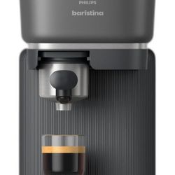 Philips Baristina Espresso Machine, Grind, Tamp, & Brew, 16 Bar Pump, BAR300/60