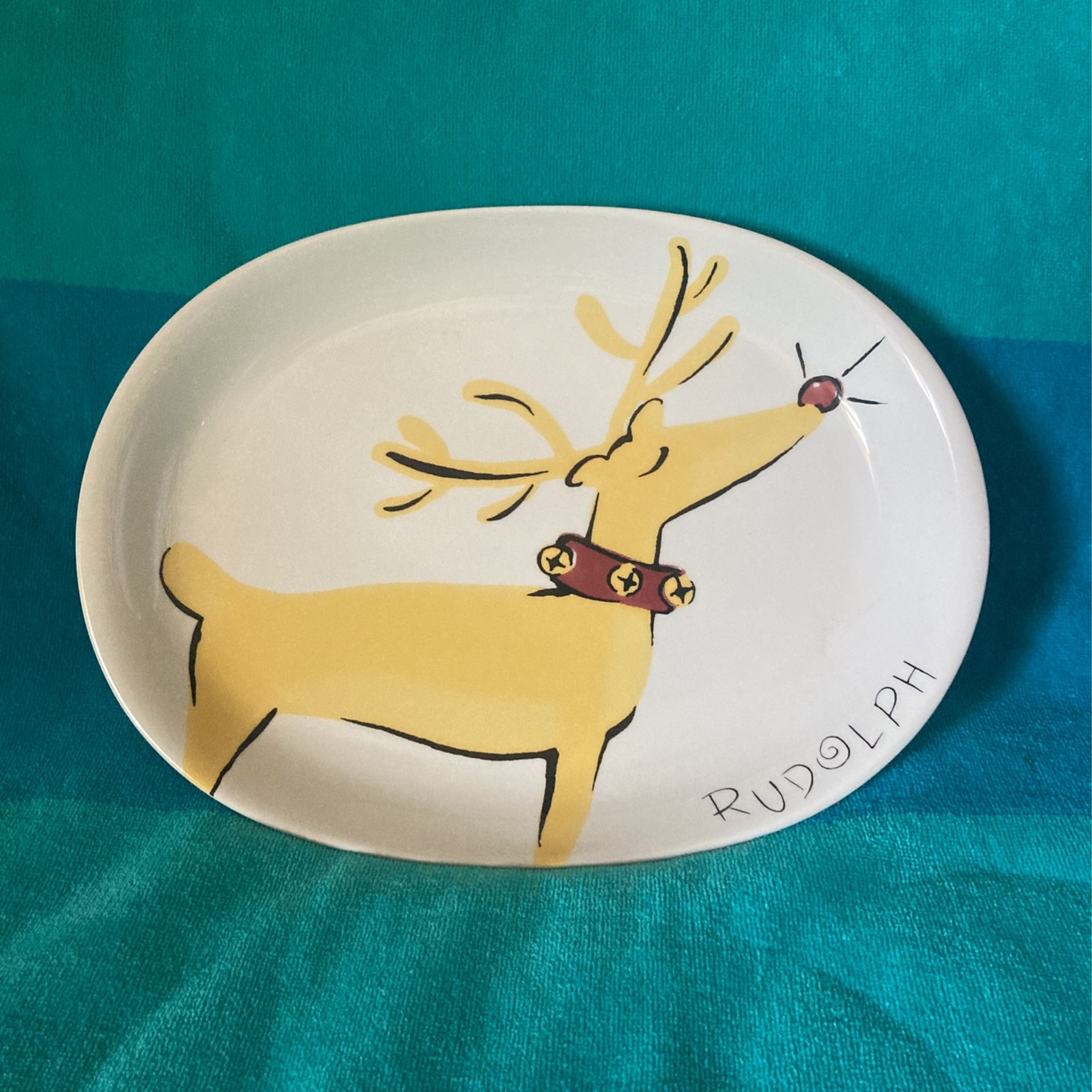 Pottery barn reindeer Rudolph