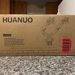 HUANUO Dual Monitor Stand - Full Adjustable Monitor Desk Mount
