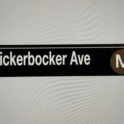 MTA Knickerbocker Brooklyn Train Station Subway NY 
