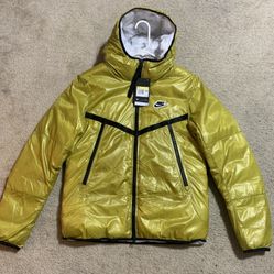 Nike Synthetic Fill Windrunner Repel Puffer Jacket CZ1508-377 Men Size Small