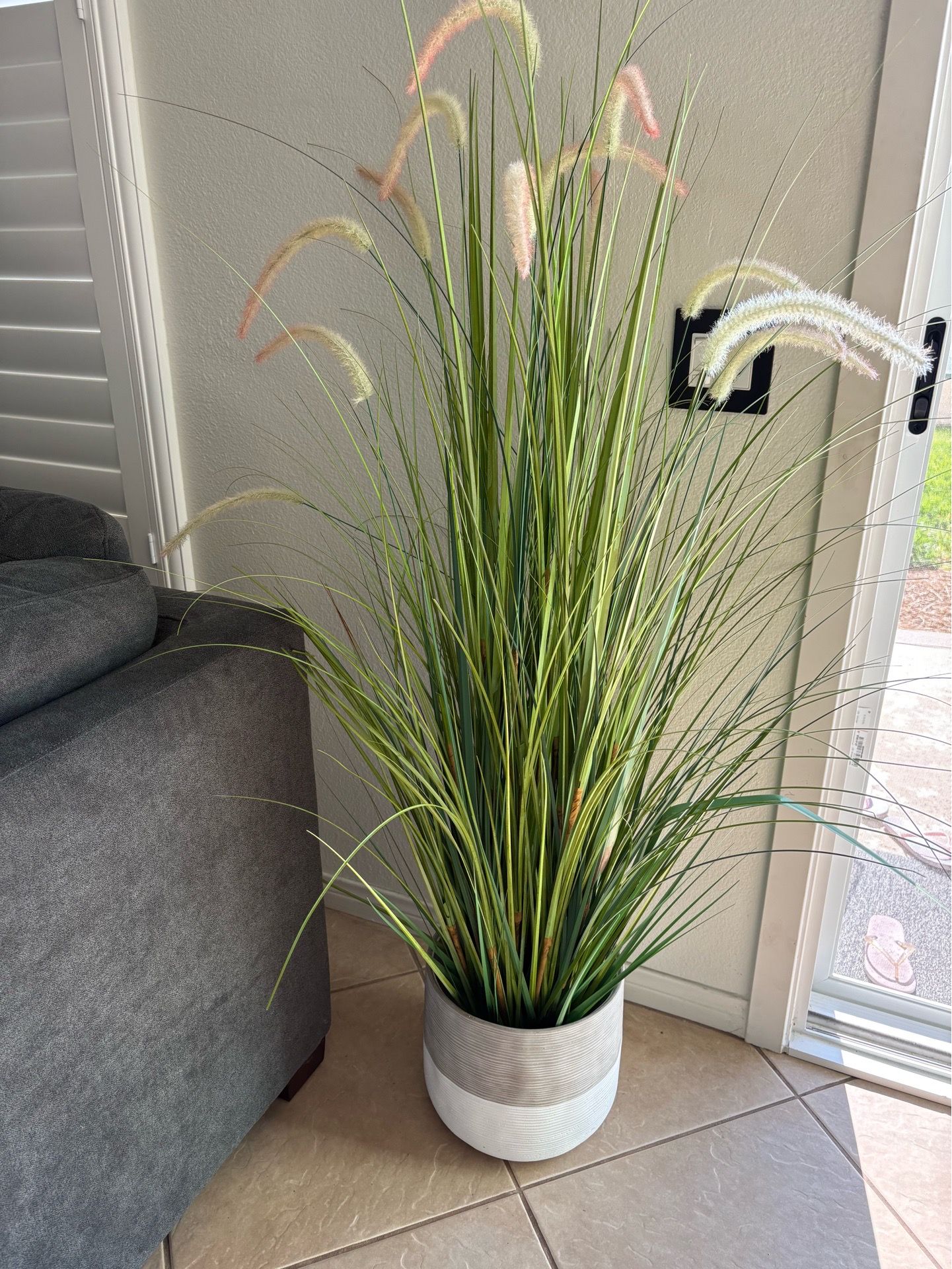 Faux potted plant