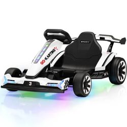 Brand New Kids Electric Go Kart 360° Drift Ride Adjustable Length, LED Lights, Music, Bluetooth - 50% OFF RETAIL!