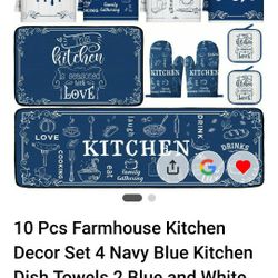 New Kitchen Set, 10 Piece