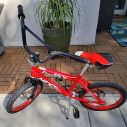 Boys Red Rocket Bike