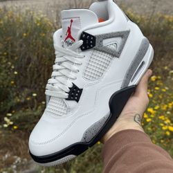Jordan 4 White cement Brand New