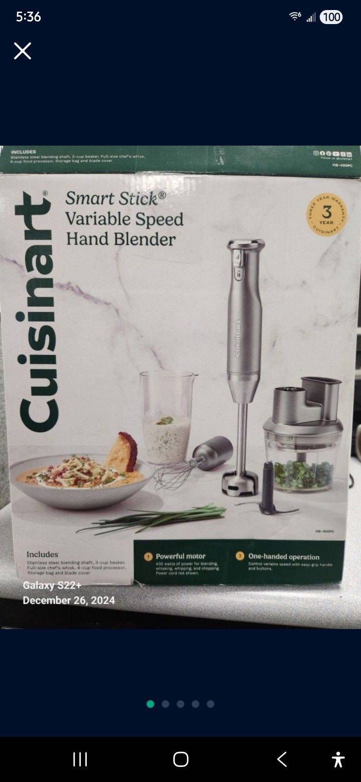 Cuisinart Hand Blender And Processor