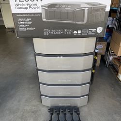 EcoFlow DELTA Pro Ultra + Inverter (1 Inverter + 5 Batteries)