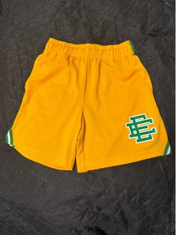 EE shorts basic yellow/green 2021 pair