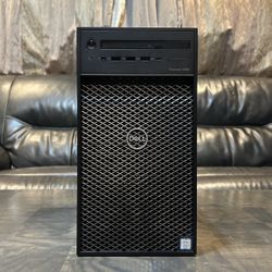 DELL Precision 3630 Core i7 8th gen. 32GB RAM 512GB SSD 2GB GPU 3 monitor support Windows 11 desktop computer