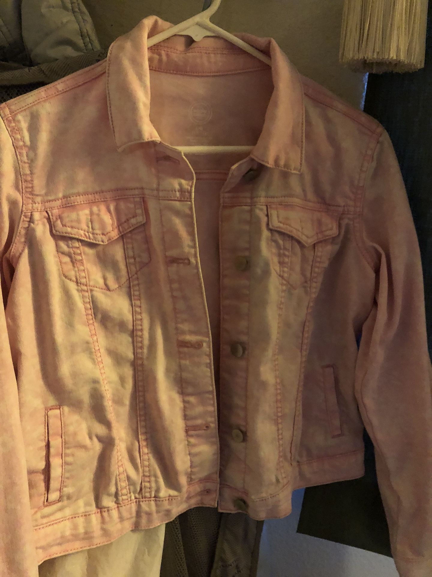 Pink Jean Jacket 