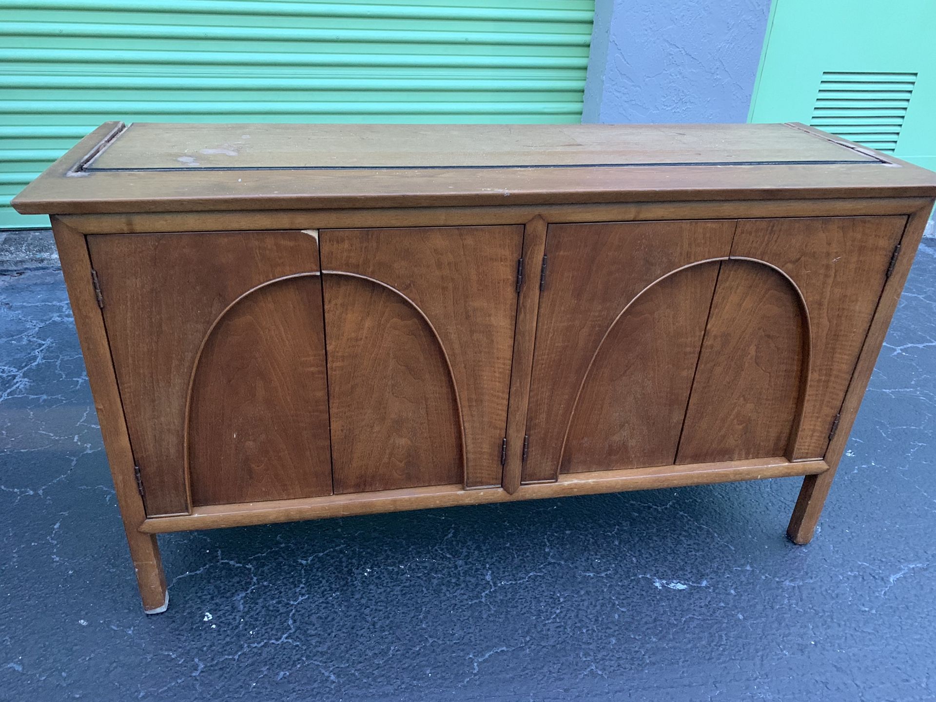 Drexel Mid-Century Composite Base for Hutch
