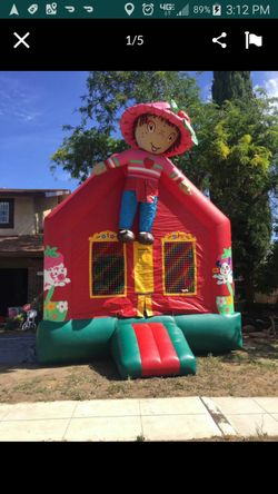 Strawberry Shortcake bounce house.