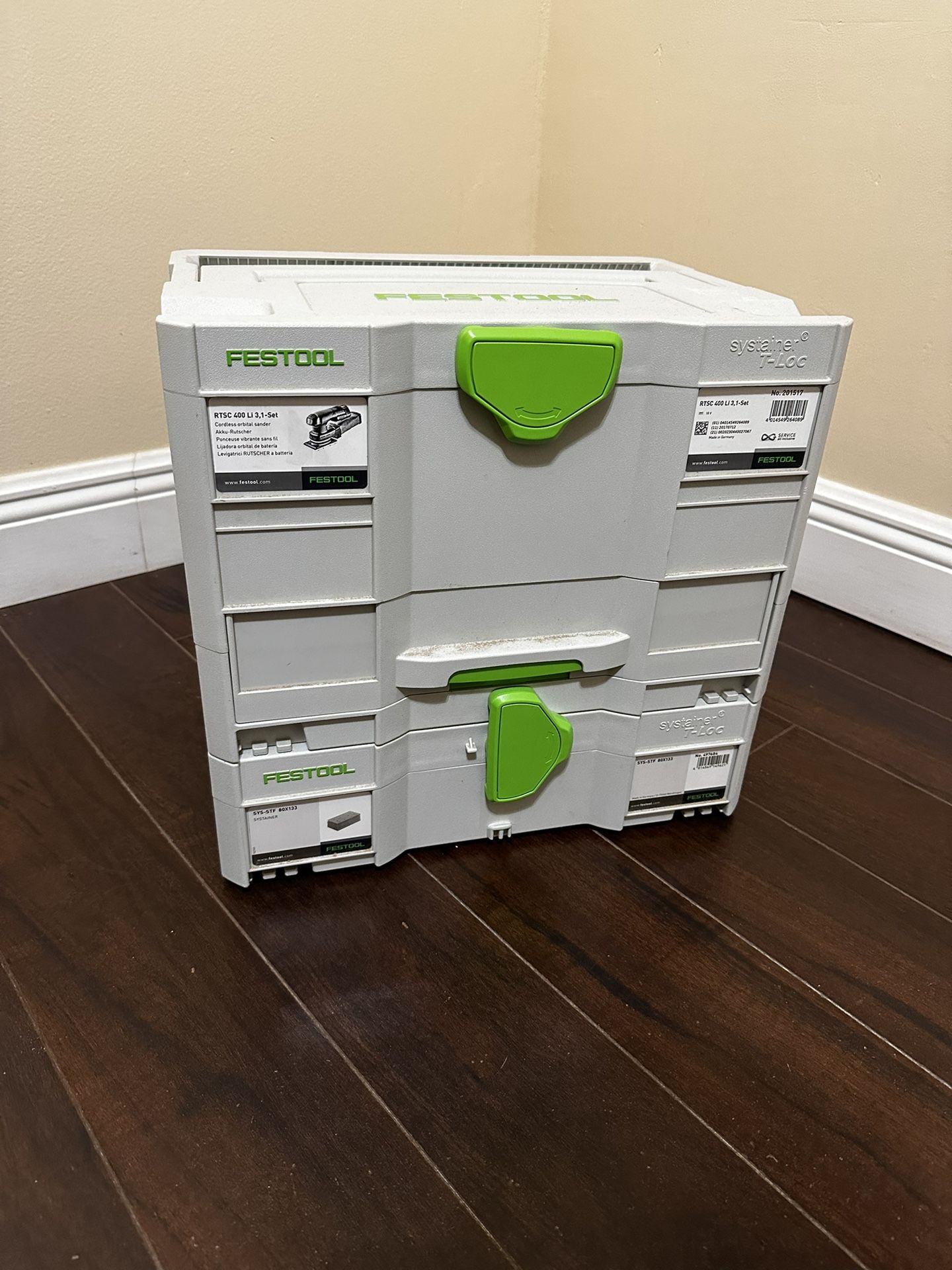 Festool - Rectangular Cordless Sander Kit + Extra Systainer