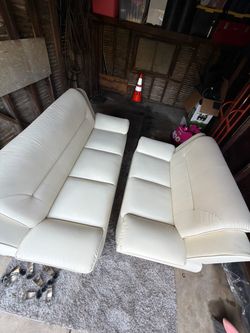 White couches