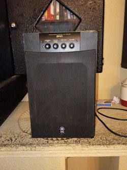 Yamaha subwoofer with built-in amplifier