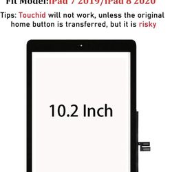 iPad 7/8 Digitizer Touch Glass