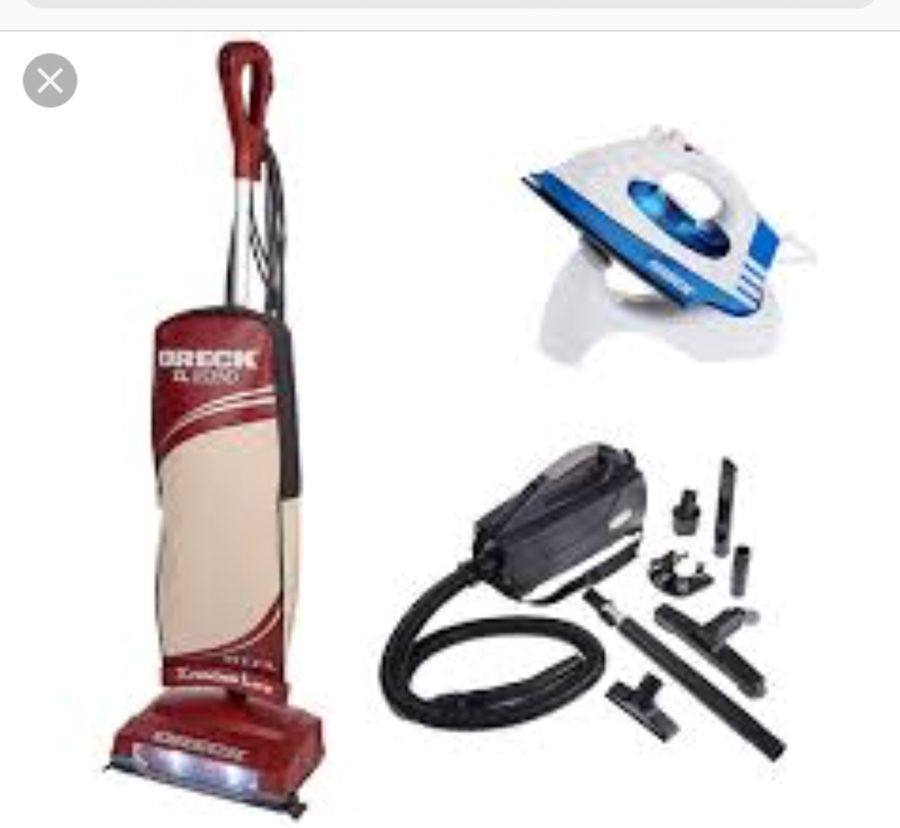 Oreck XL Legend Upright HEPA Vacuum w/Canister Vac & Cordless Iron