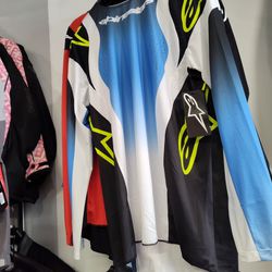 Alpinestar Off-road Dirt Bike Jerseys Special 3-day Weekend $25 Plus Tax May 3 Through May 6th Not Valid Any Other Time