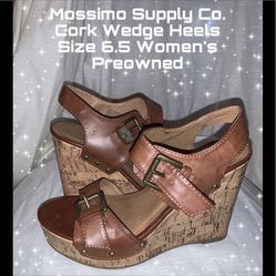 Mossimo Supply Co. Wedge Heeled Sandals Size 6.5