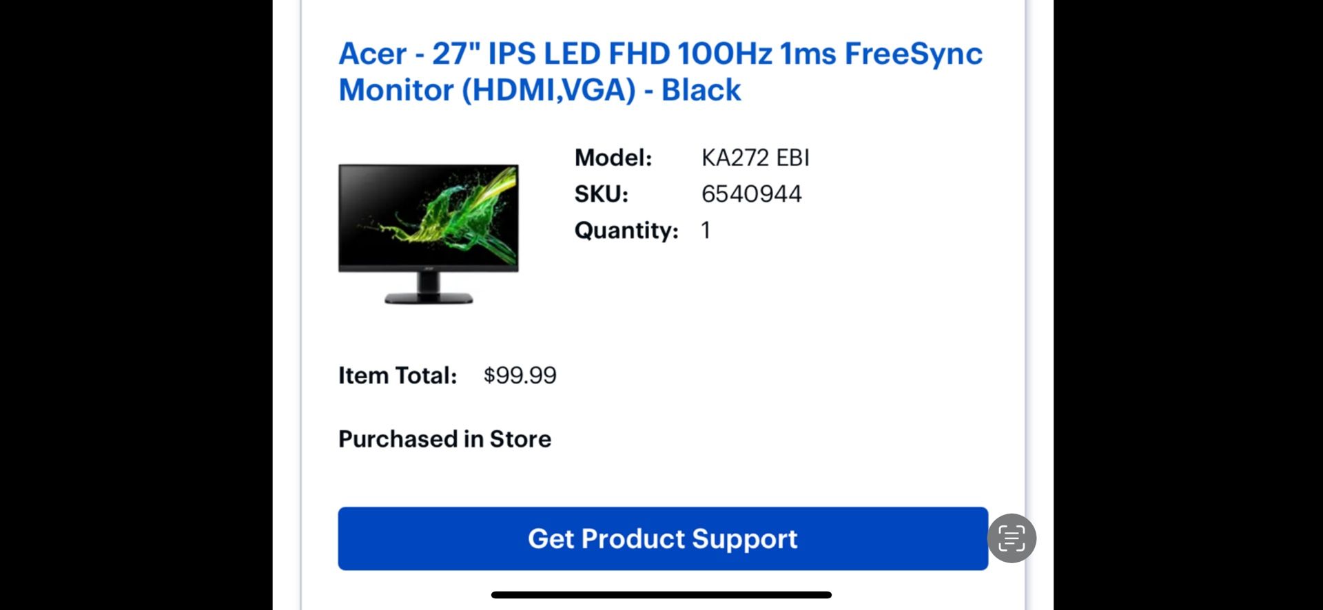 Acer Monitor