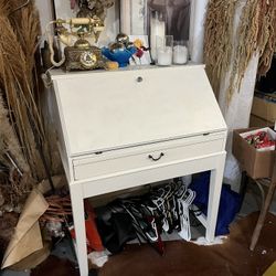White Secretary Desk