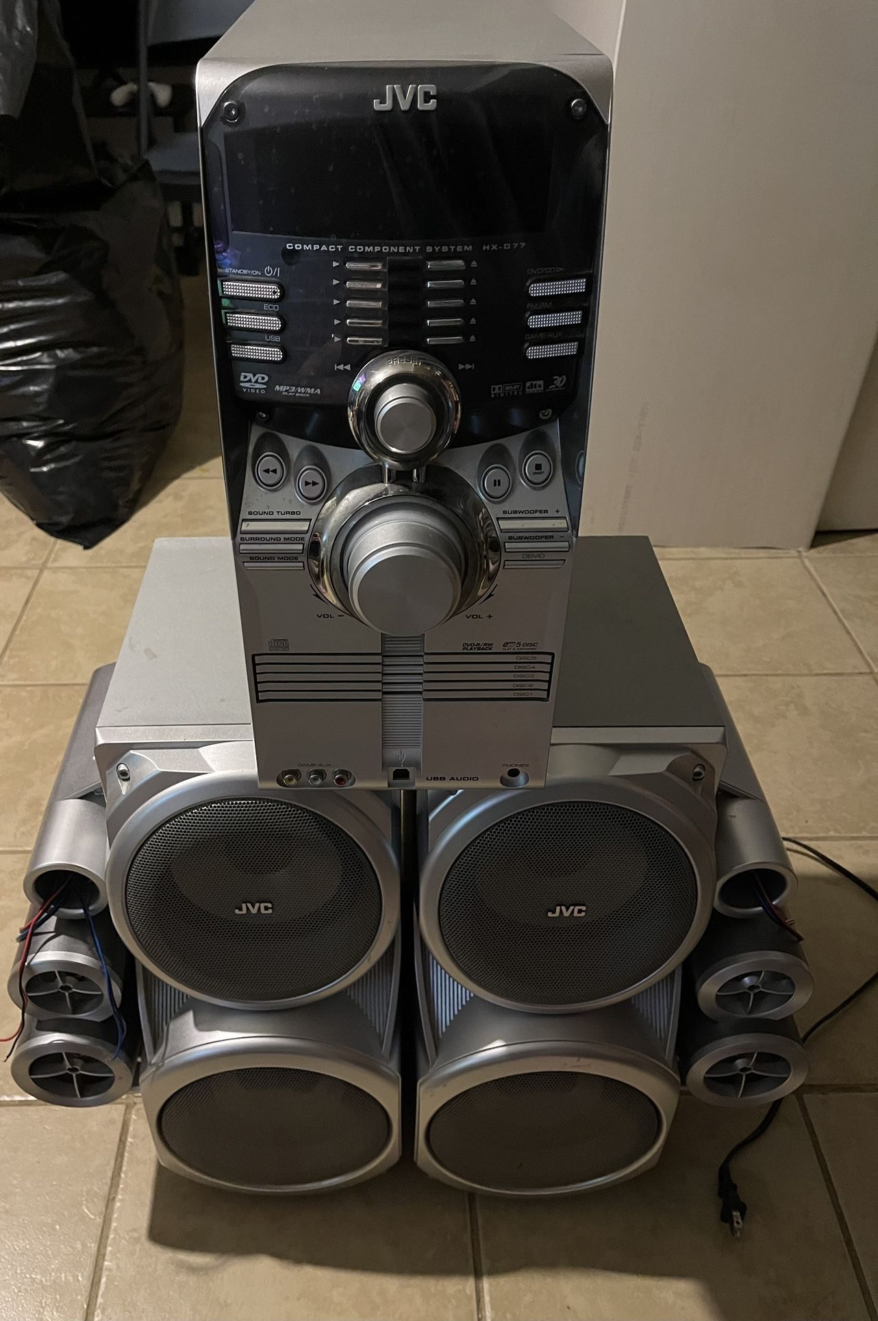 JVC HX -D77 Twin Giga Tube Stereo