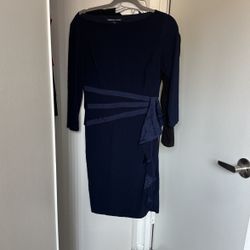 Blue Dress Size 6 Very Stretchy 