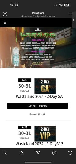 Wasteland 2k24 VIP 2DAY